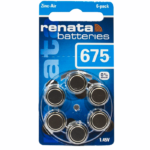 Renata Batteries 675 (6 Pack)